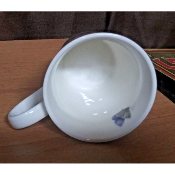 Royal Horticultural Society Pimpernel Tea Cup Antique Roses 8451 cream pink grn - Picture 8 of 11